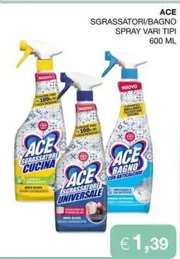 Coop ACE SGRASSATORI/BAGNO SPRAY VARI TIPI offerta