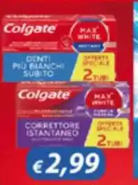 Acqua & Sapone Colgate Max White offerta