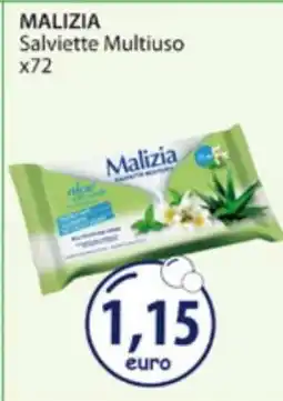 Acqua & Sapone MALIZIA Salviette Multiuso x72 offerta