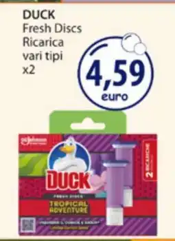 Acqua & Sapone DUCK Fresh Discs Ricarica vari tipi x2 offerta