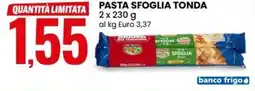Eurospin Tre mulini pasta sfoglia tonda offerta