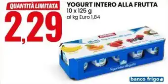 Eurospin Land yogurt intero alla frutta offerta