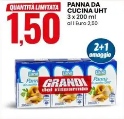 Eurospin Land panna da cucina uht offerta