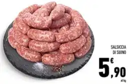 Conad Salsiccia di suino offerta