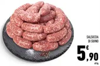 Conad Salsiccia di suino offerta