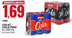 Eurospin Cola/ cola zero offerta