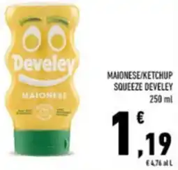 Conad Maionese/ketchup squeeze DEVELEY offerta