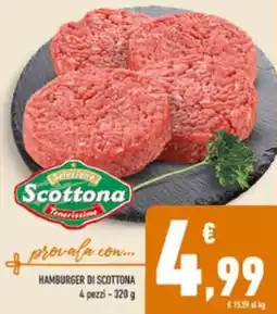 Conad Hamburger di scottona offerta