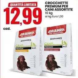 Eurospin Radames crocchette premium per cani offerta