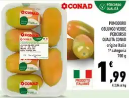 Conad Pomodoro oblungo verde percorso qualità CONAD offerta