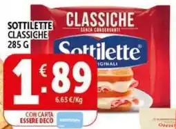 Deco Supermercati Sottilette classiche offerta
