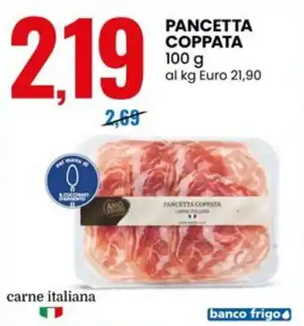Eurospin Pancetta coppata offerta