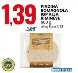 Eurospin Piadina romagnola igp alla riminese offerta