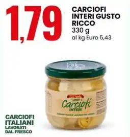 Eurospin Carciofi interi gusto ricco offerta