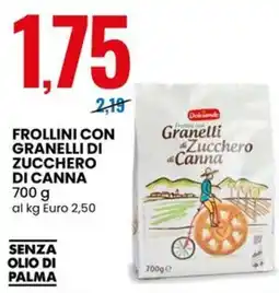 Eurospin Dolcianco frollini con granelli di zucchero di canna offerta