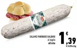 Conad Salame paninaro GALBANI offerta