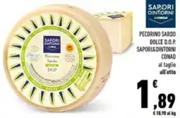 Conad Pecorino sardo dolce d.o.p. SAPORI&DINTORNI CONAD offerta