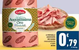 Conad La mortadella augustissima oro GALBANI offerta