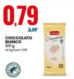 Eurospin Dolciando cioccolato bianco offerta