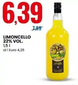 Eurospin Limoncello 22% vol. offerta