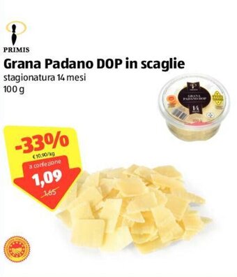 ALDI Primis Grana Padano DOP in scaglie 100g offerta