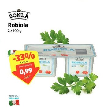 ALDI Bonlà Robiola 2x100g offerta