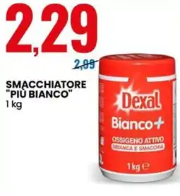 Eurospin Dexal smacchiatore "più bianco" offerta