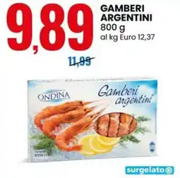 Eurospin Ondina gamberi argentini offerta