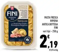Conad Pasta fresca ripiena antica bottega FINI offerta