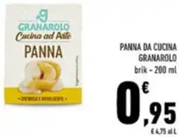 Conad Panna da cucina GRANAROLO offerta