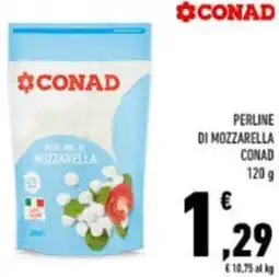 Conad Perline di mozzarella CONAD offerta