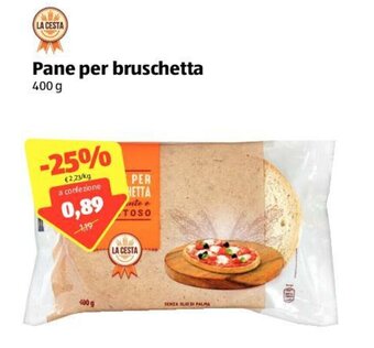 La Cesta Pane per bruschetta 400g