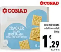 Conad Cracker CONAD offerta