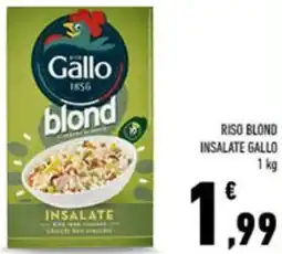 Conad Riso blond insalate GALLO offerta