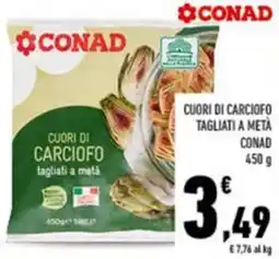 Conad Cuori di carciofo tagliati a metà CONAD offerta