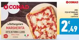 Conad Linea pizza rettangolare CONAD offerta