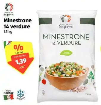 ALDI Minestrone 14 verdure 1,5kg offerta