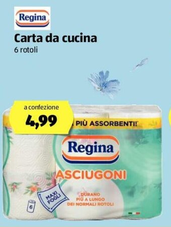 ALDI Regina Carta da cucina 6 rotoli offerta