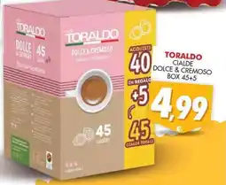 Mazzeo Giocattoli Toraldo cialde dolce & cremoso box 45+5 offerta
