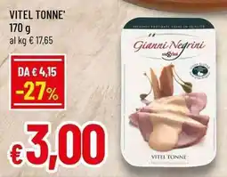 Famila Vitel tonne' offerta