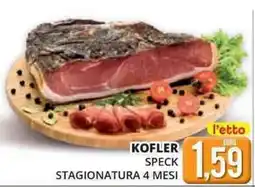 Mazzeo Giocattoli Kofler speck stagionatura 4 mesi offerta