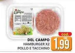 Mazzeo Giocattoli Del campo hamburger x2 pollo e tacchino offerta