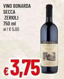Famila Vino bonarda secca zerioli offerta