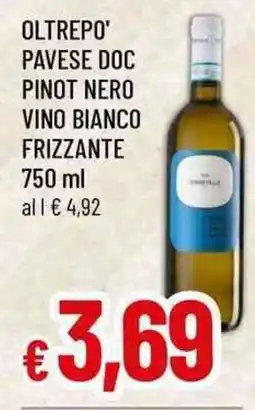Famila Oltrepo' pavese doc pinot nero vino bianco frizzante offerta