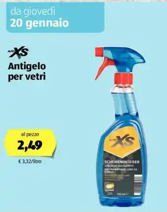 Auto XS Antigelo per vetri