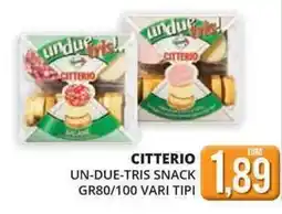 Mazzeo Giocattoli Citterio un-due-tris snack offerta