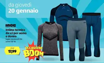 ALDI Inoc Intimo termico da sci per uomo e donna offerta