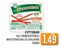 Mazzeo Giocattoli Citterio gli irresistibili bastoncini di salame offerta