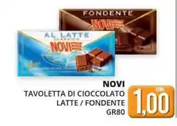 Mazzeo Giocattoli Novi tavoletta di cioccolato latte / fondente offerta