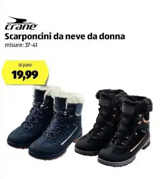 ALDI Crane Scarponcini da neve da donna 37-41 offerta